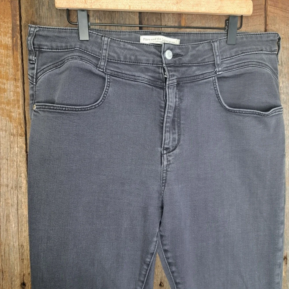 Indie Sleaze Grunge Normcore Anthropologie Pilcro Womens 33 Jeans High Rise Gray